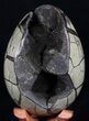 Septarian Dragon Egg Geode - Crystal Filled #37364-1